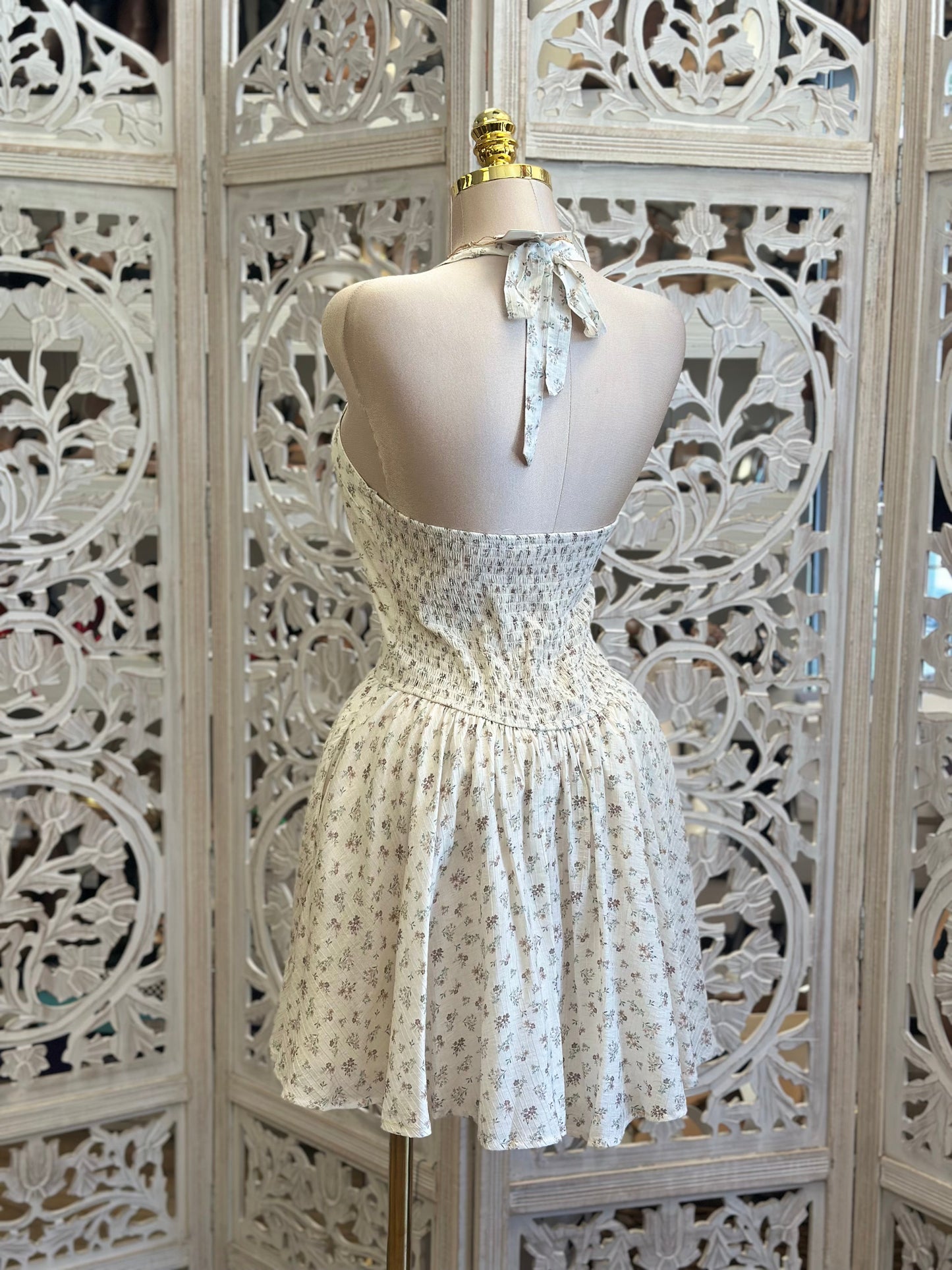 Ditsy Floral Mini Dress - Estira, Stretchy
