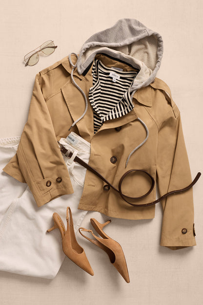 Benny Cropped Trench Jacket