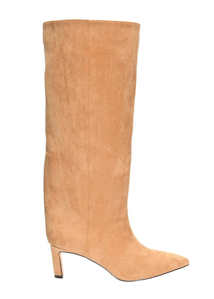 ESTELLE SUEDE POINTED BOOTS