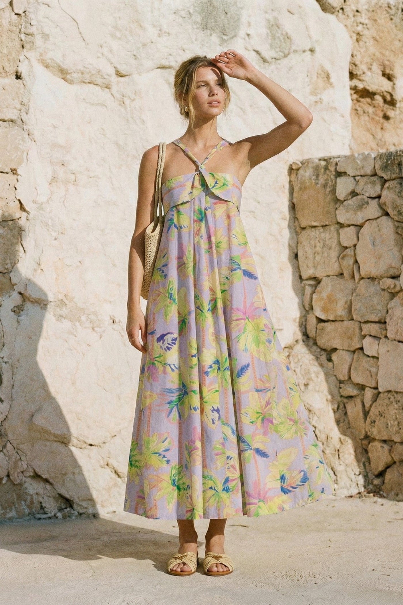 SADIE HALTER MAXI DRESS