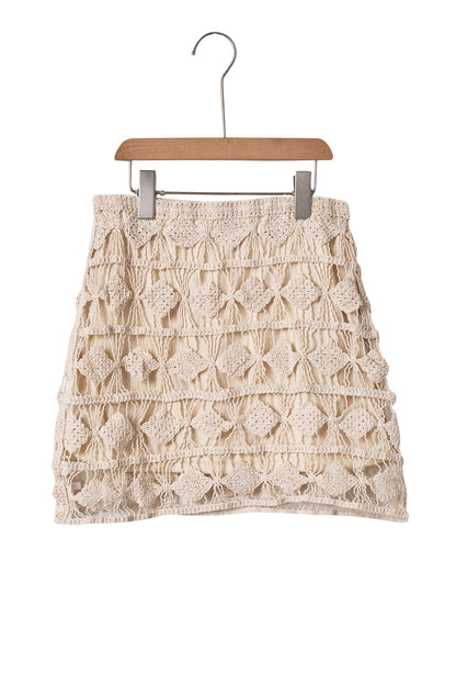 Flo Crochet Mini Skirt