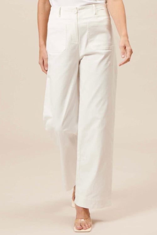 REEVE WHITE WIDE PANTS