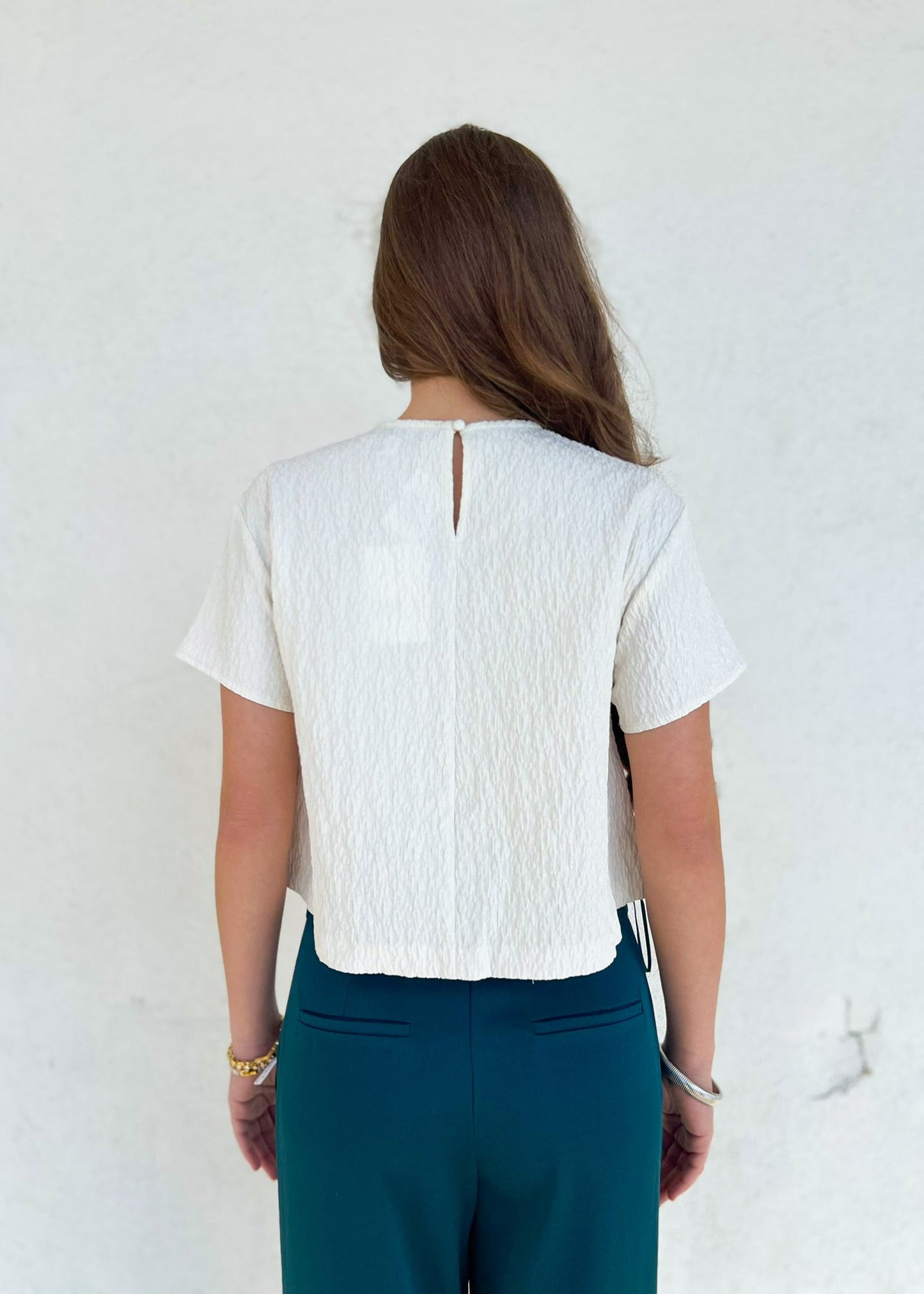 PATRICIA TEXTURED TOP