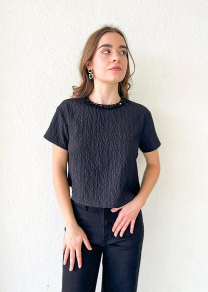 PATRICIA TEXTURED TOP