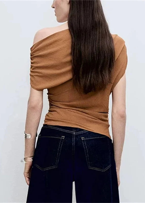 NAOMI ONE SHOULDER TOP
