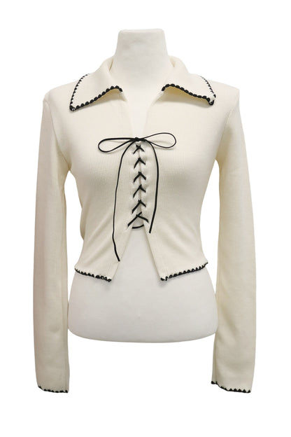 Milla Open Front Crop Top