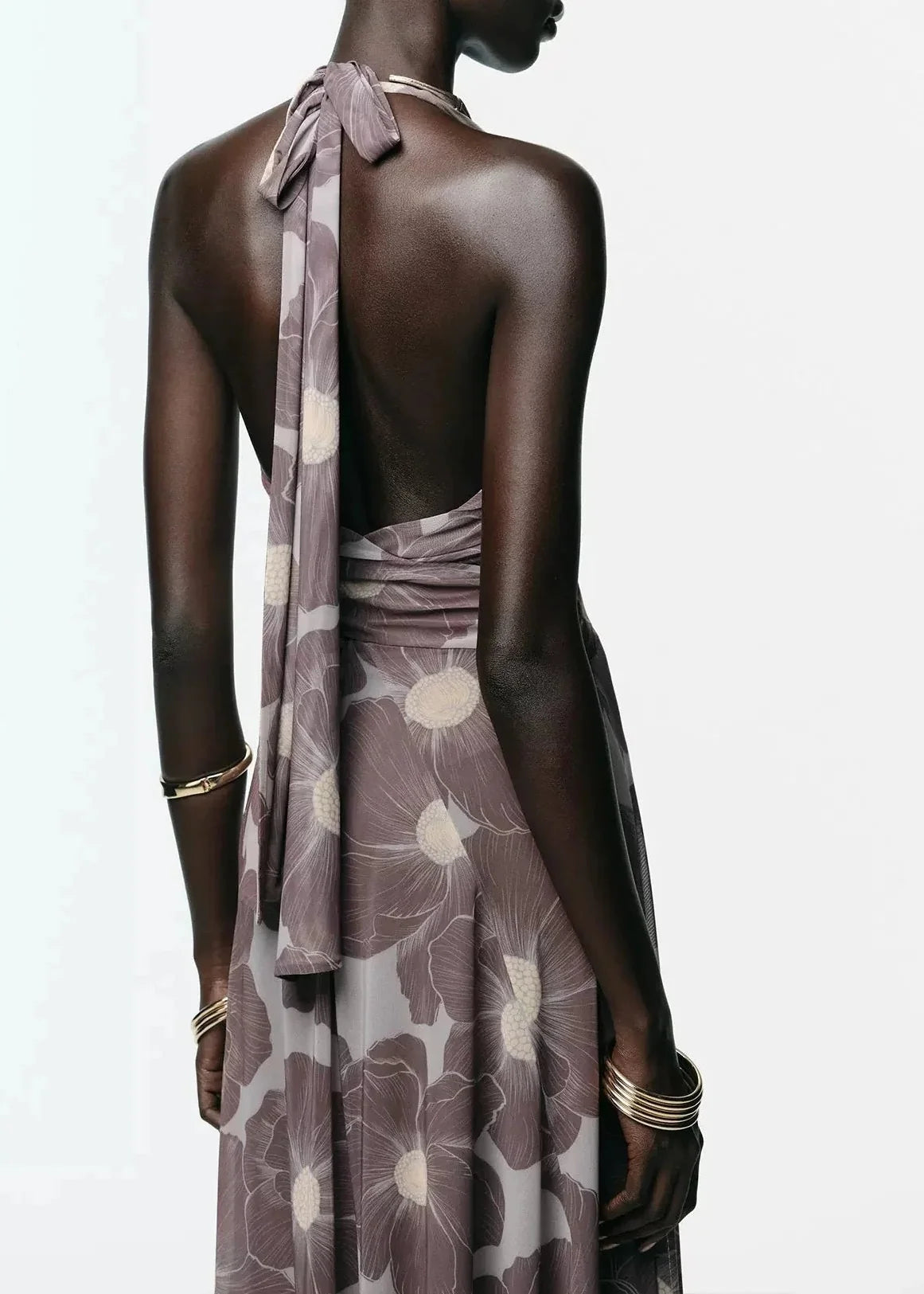 LINA HALTER MAXI DRESS
