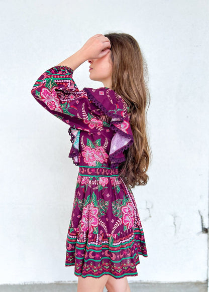 TERRI FLORAL MINI DRESS