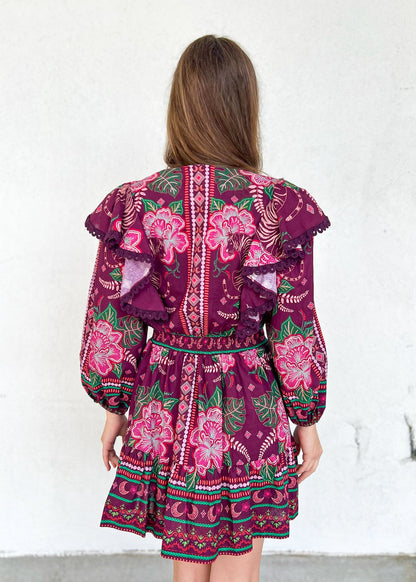 TERRI FLORAL MINI DRESS