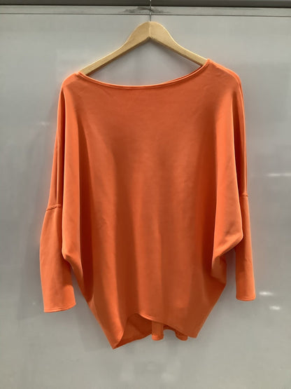 Boatneck Scuba Dolman Sleeve Knit Top