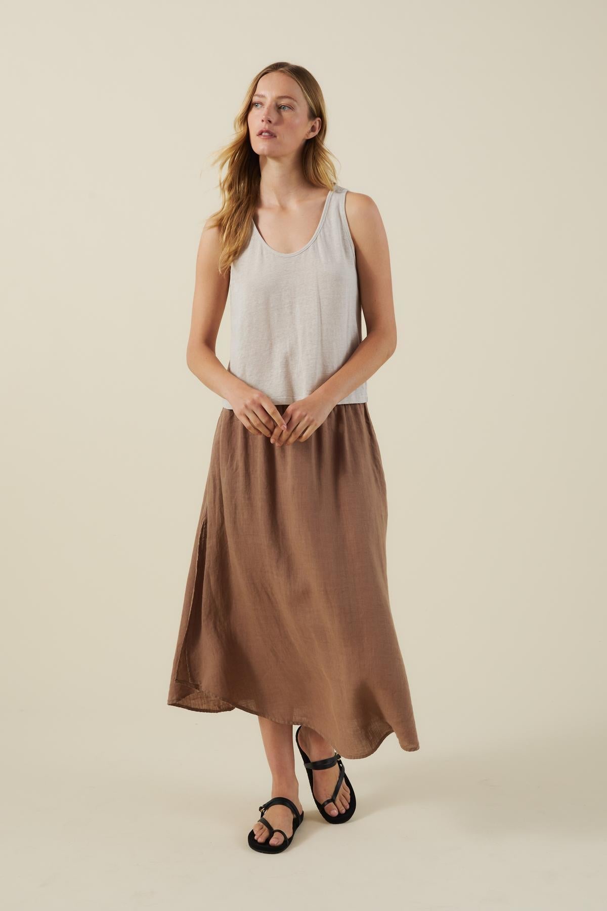 VIRGINIA LINEN SKIRT