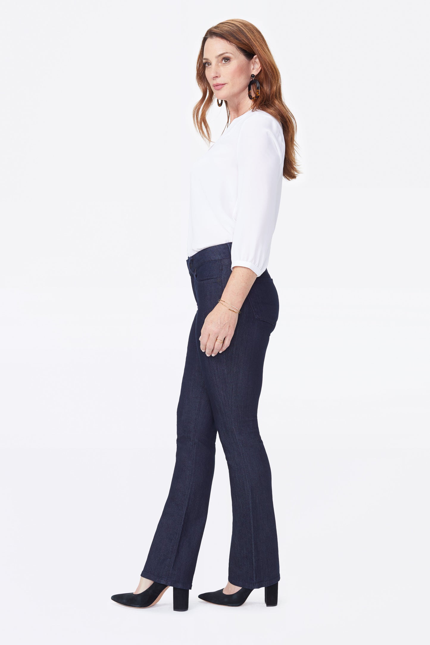 Billie Mini Bootcut Jeans - Dark Enzyme