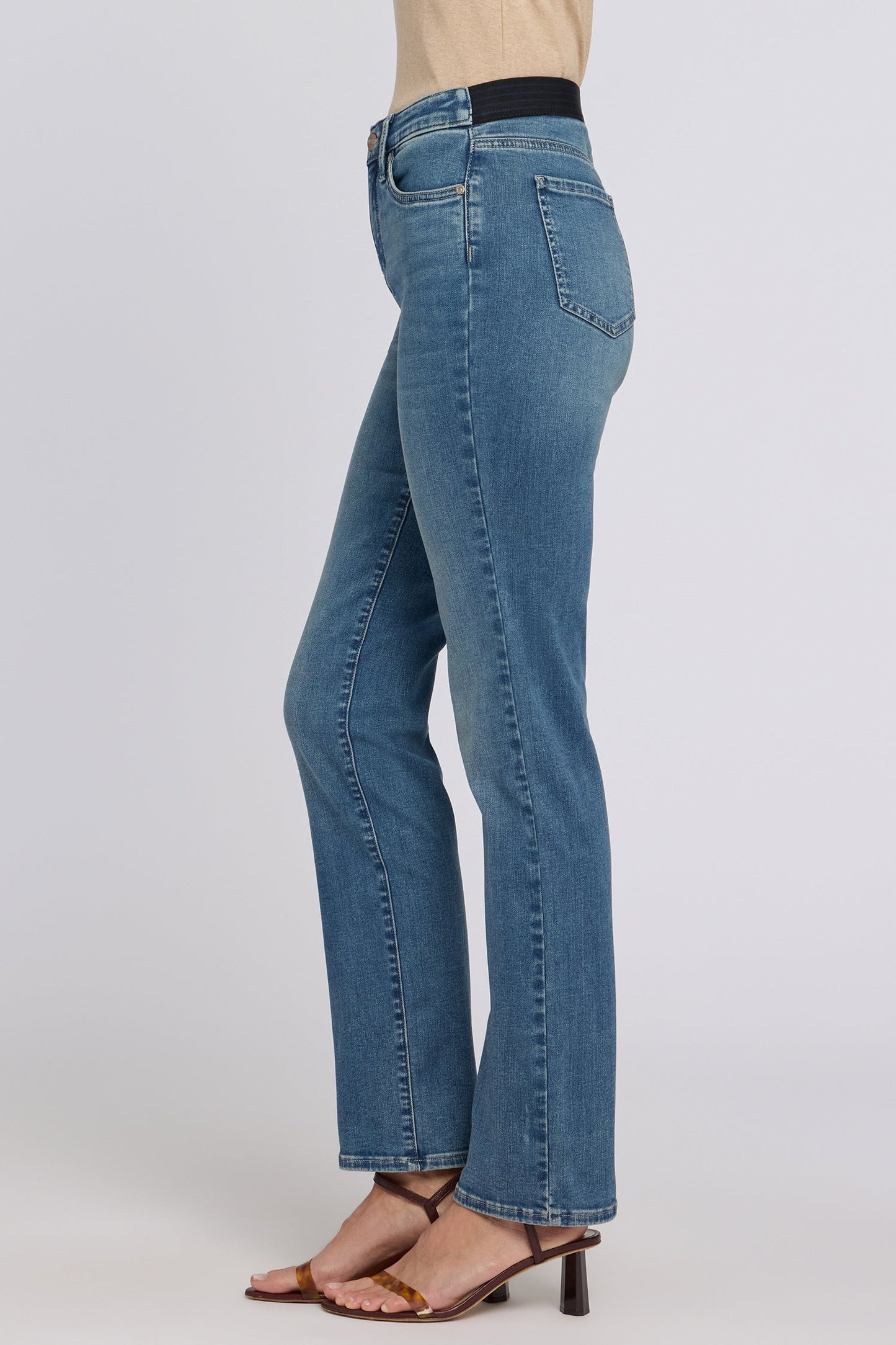 No Gapper™ Marilyn Straight Jeans - Breezy Palms