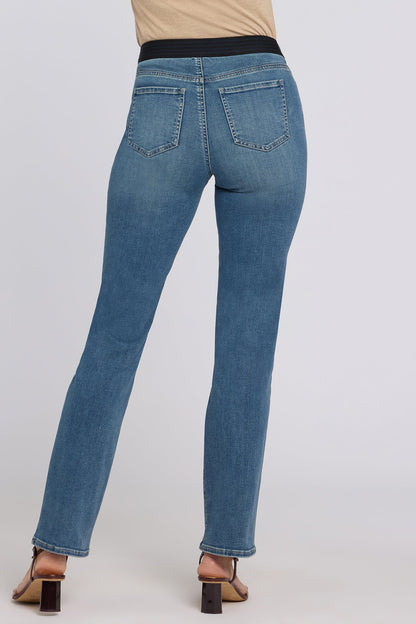 No Gapper™ Marilyn Straight Jeans - Breezy Palms