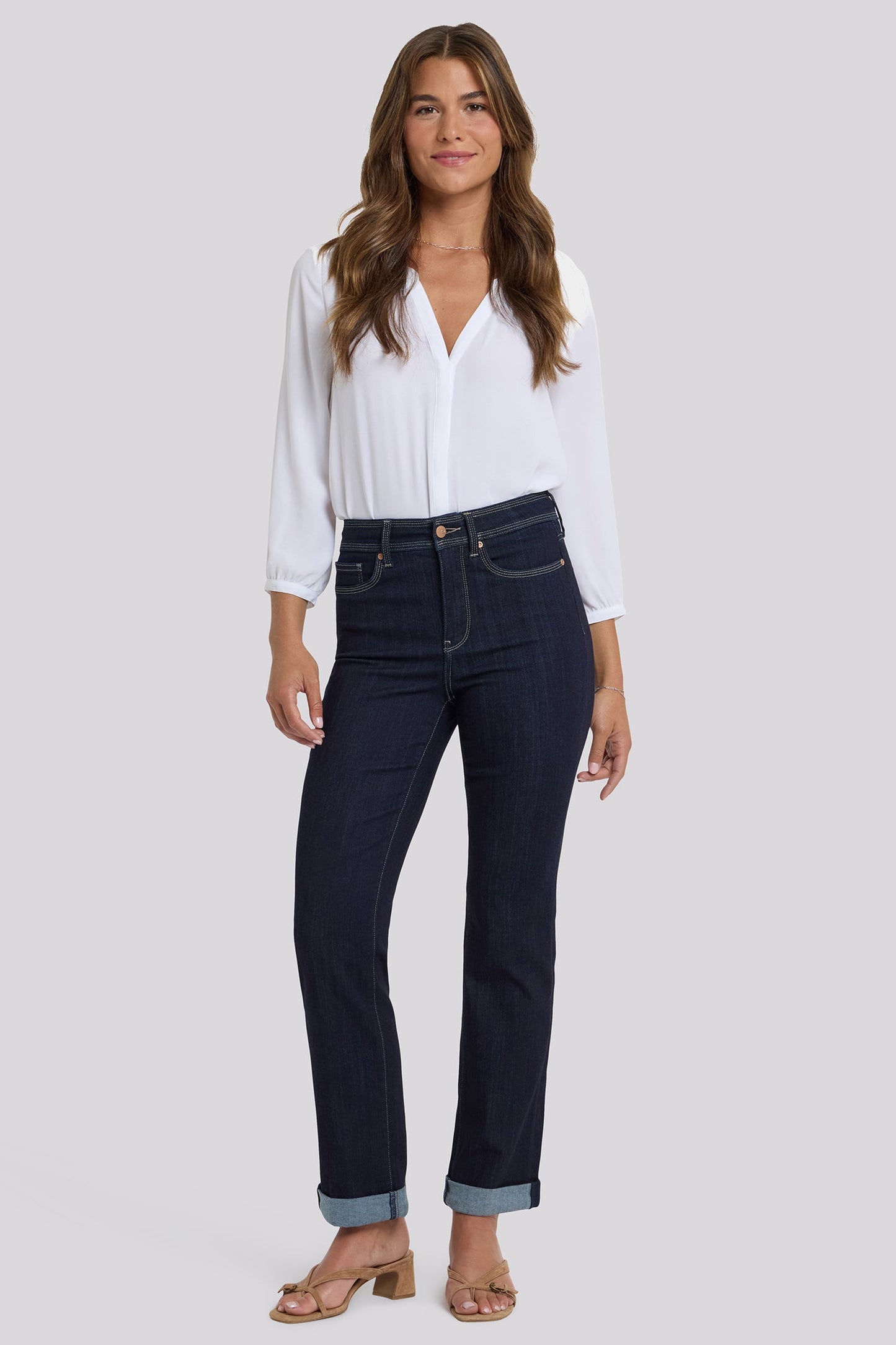 Marilyn Straight Jeans - Morning Tides