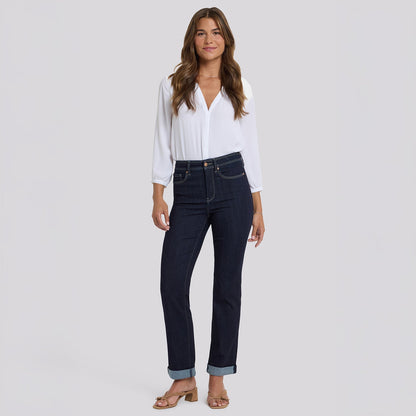 Marilyn Straight Jeans - Morning Tides