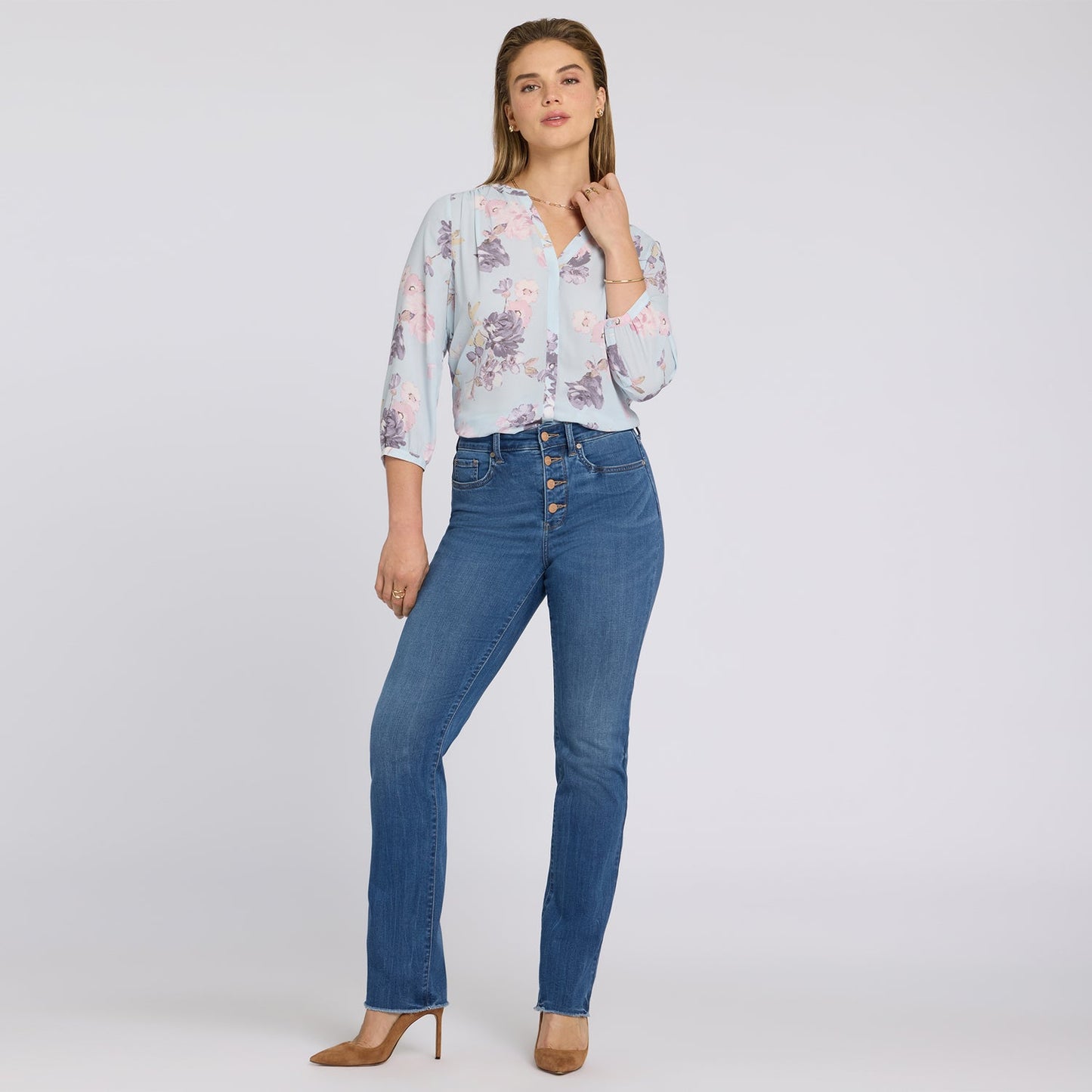 Marilyn Straight Jeans - Wild River