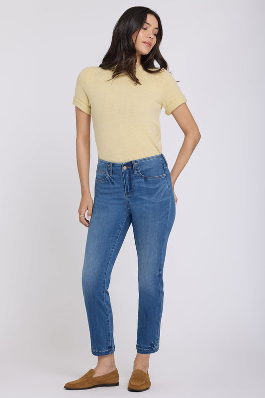 Sheri Slim Straight Ankle Jeans - Wild River
