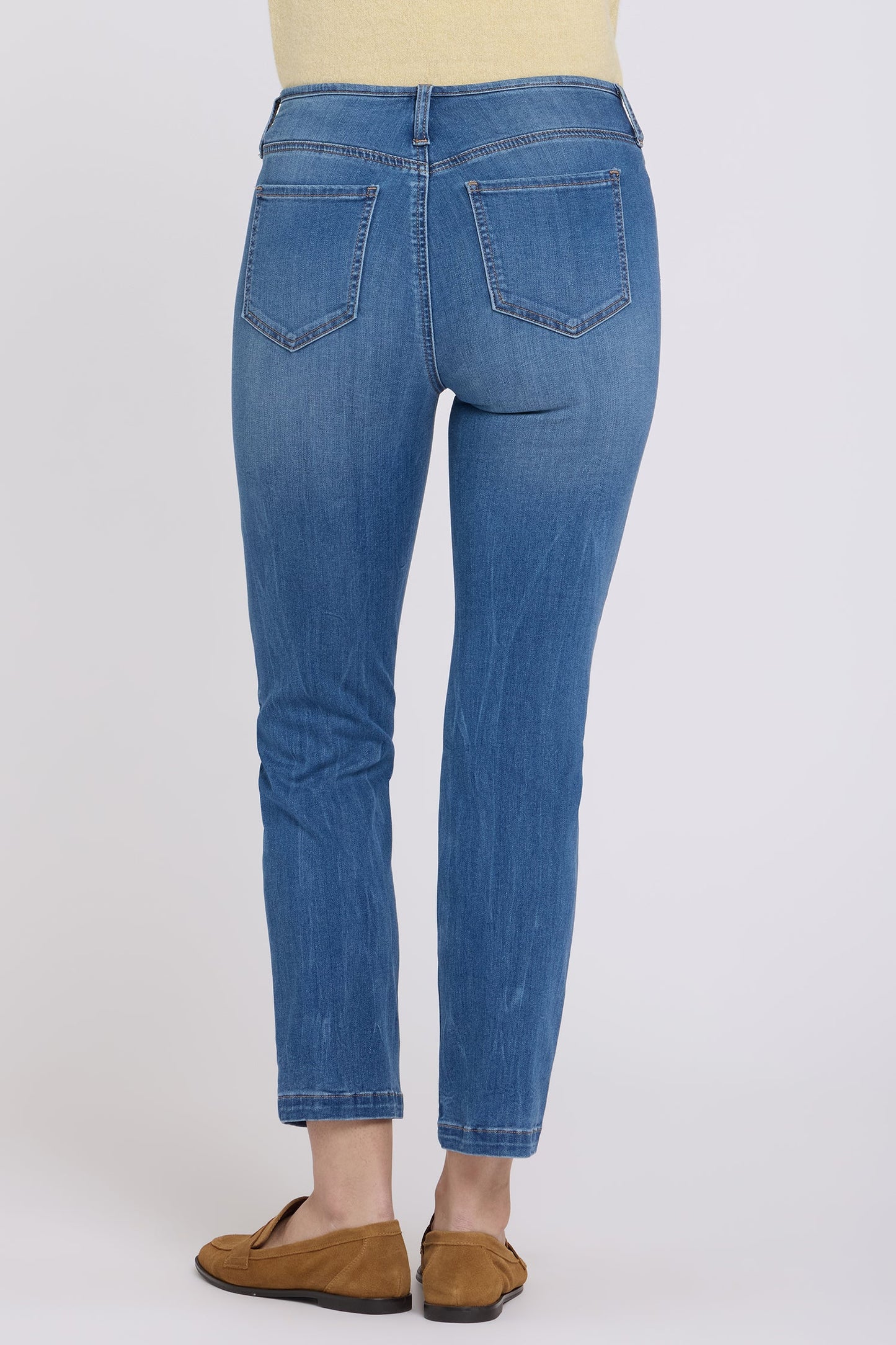 Sheri Slim Straight Ankle Jeans - Wild River