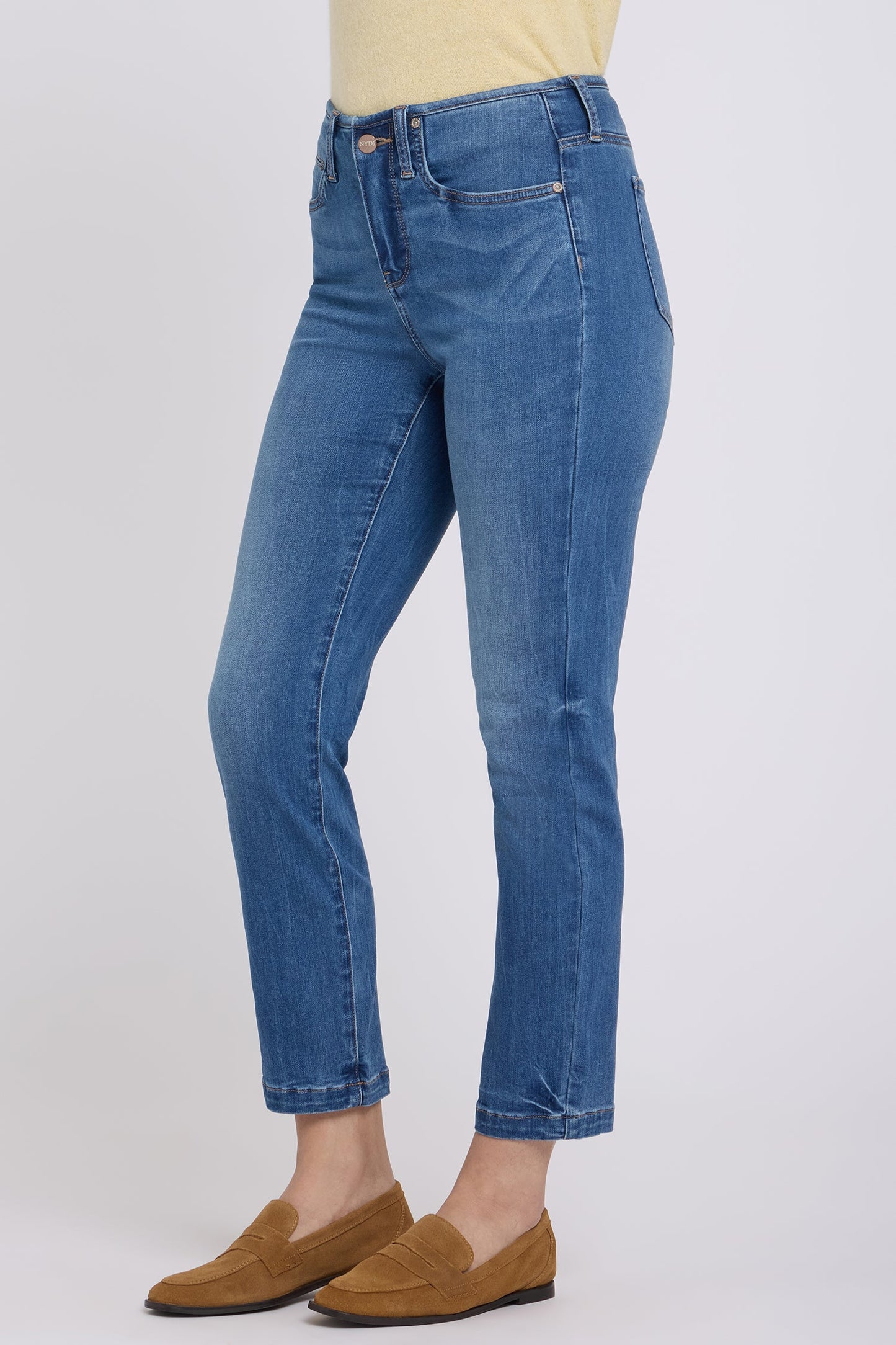 Sheri Slim Straight Ankle Jeans - Wild River