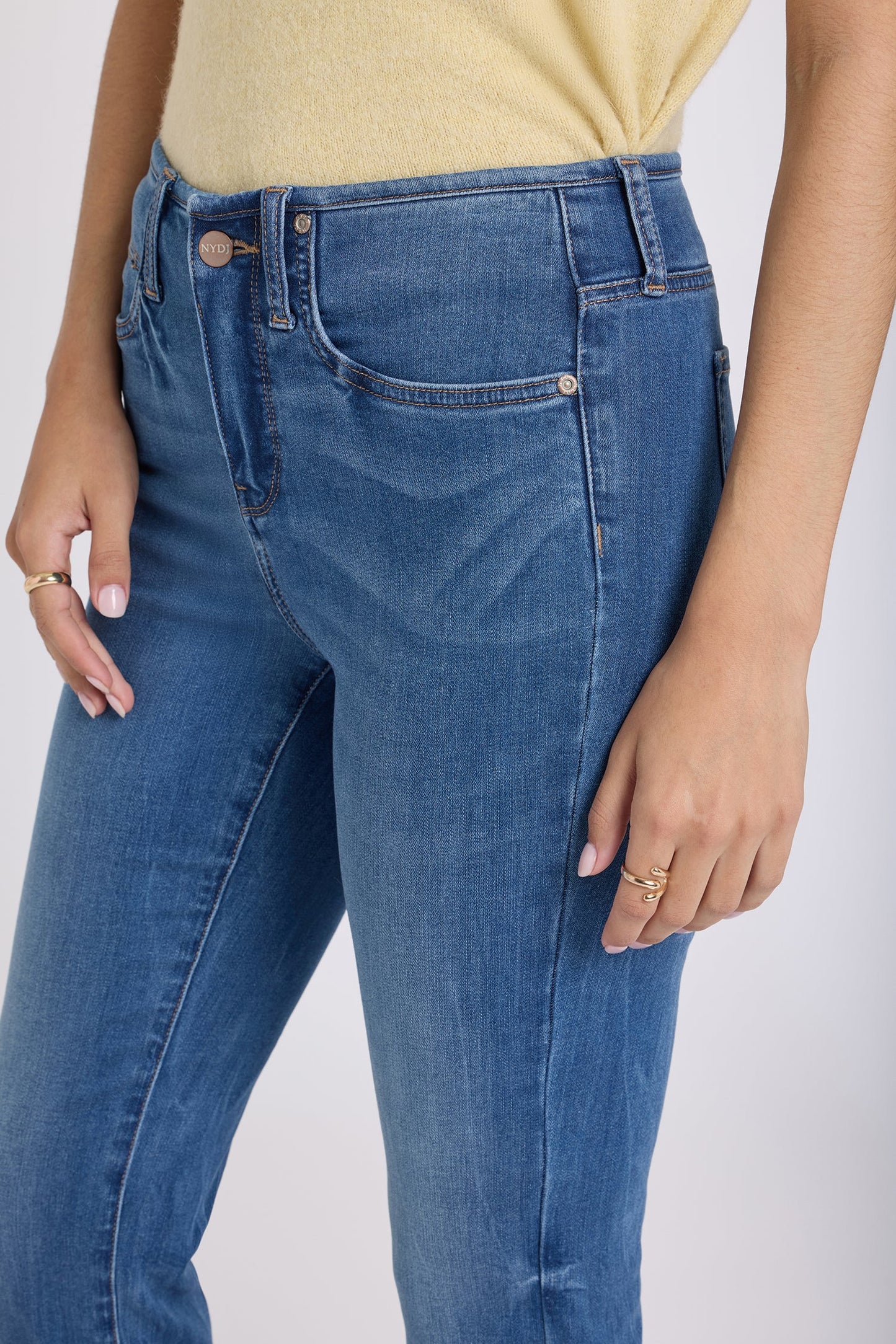 Sheri Slim Straight Ankle Jeans - Wild River