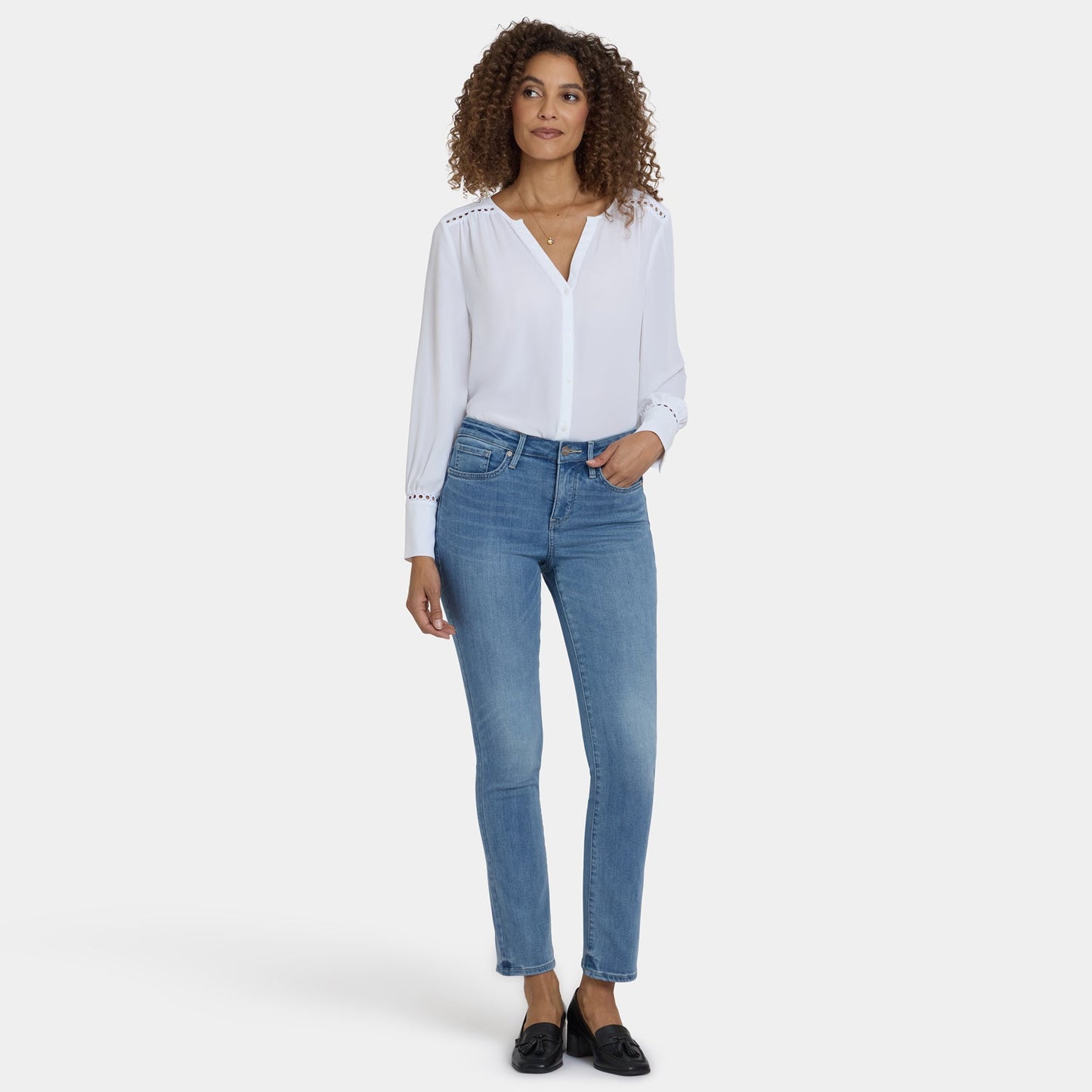 Sheri Slim Jeans - Bastille Sea