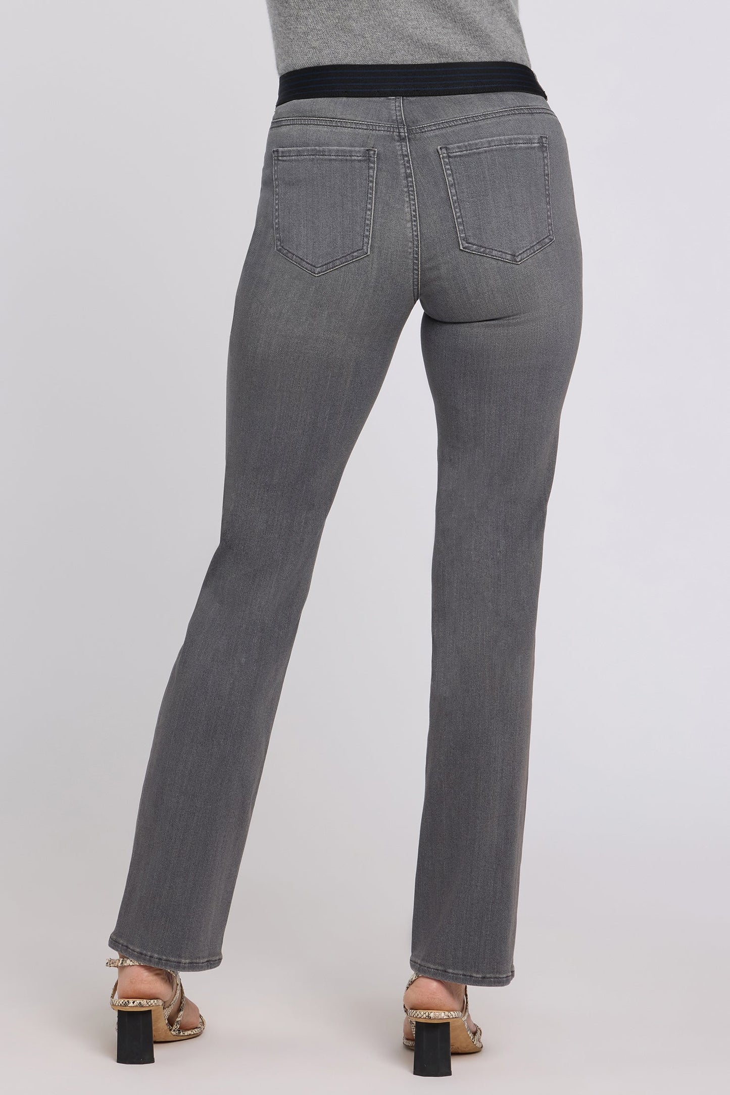 No Gapper™ Marilyn Straight Jeans - Dusty Ash