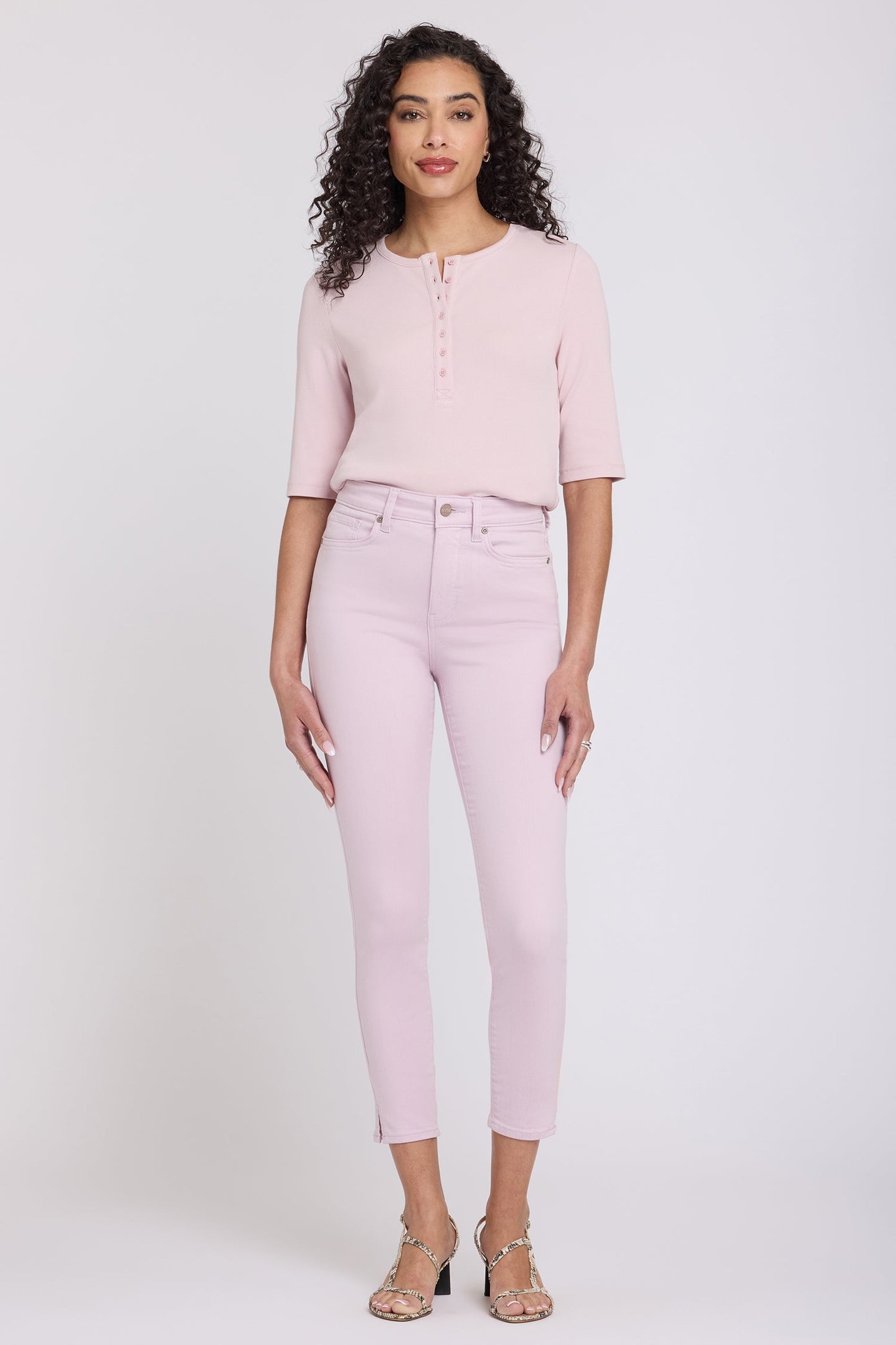 Ami Skinny Ankle Jeans - Light Lilac