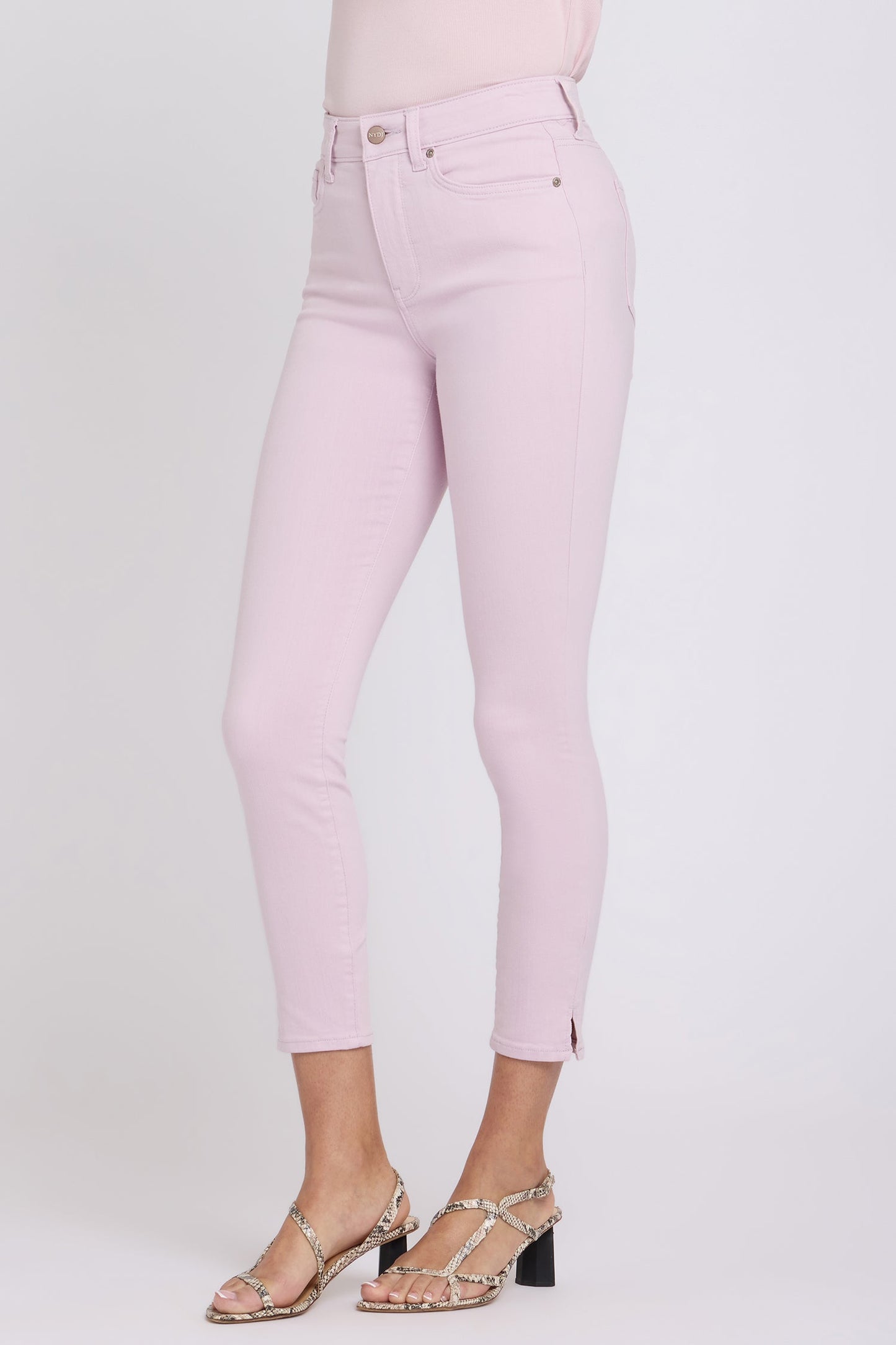 Ami Skinny Ankle Jeans - Light Lilac