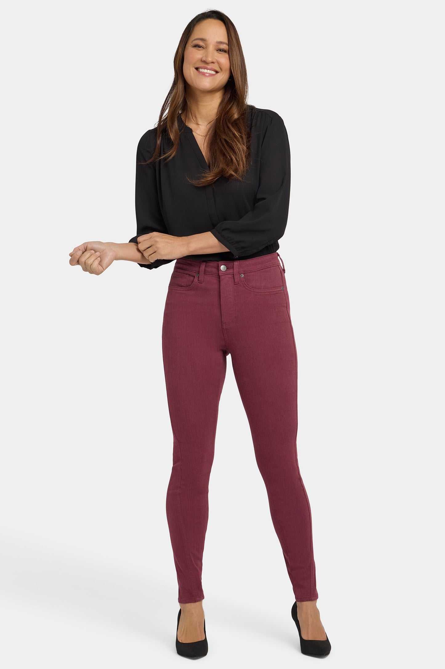 Ami Skinny Jeans - True Burgundy