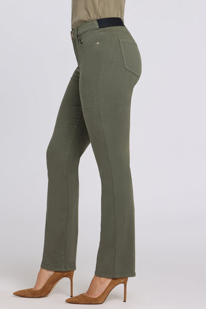 No Gapper™ Marilyn Straight Jeans - Desert Green