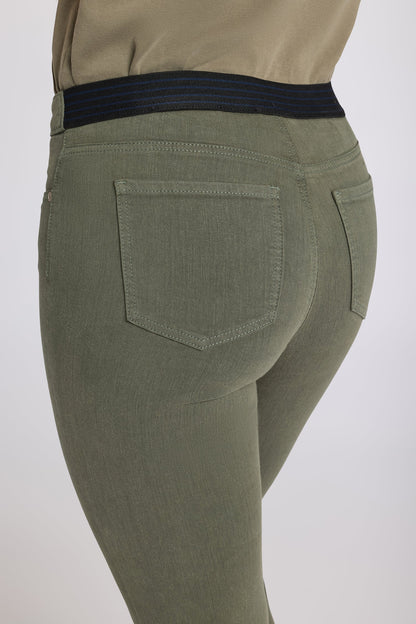 No Gapper™ Marilyn Straight Jeans - Desert Green