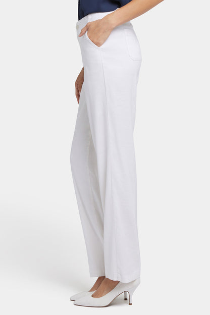 Marilyn Straight Pants - Optic White