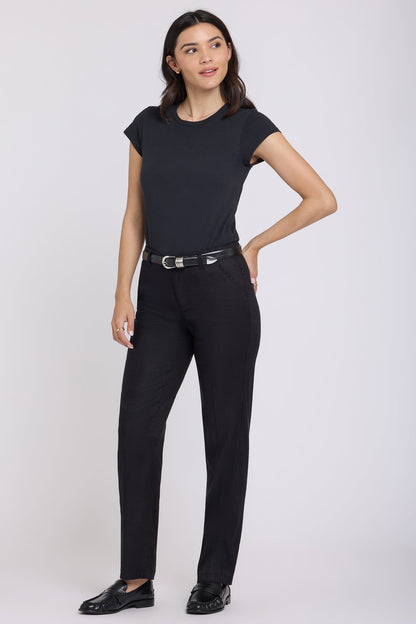 Marilyn Straight Pants - Black
