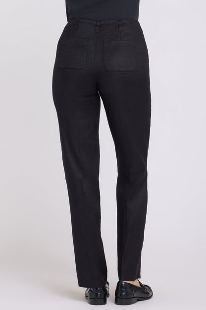 Marilyn Straight Pants - Black