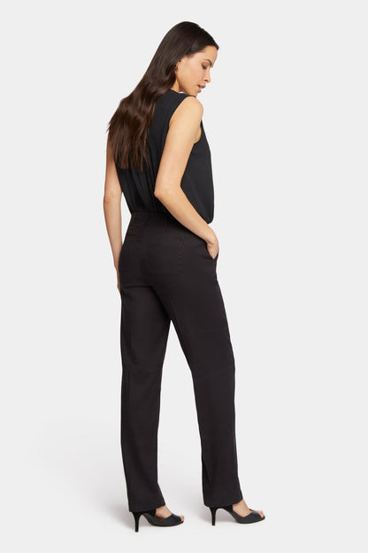 Marilyn Straight Pants - Black