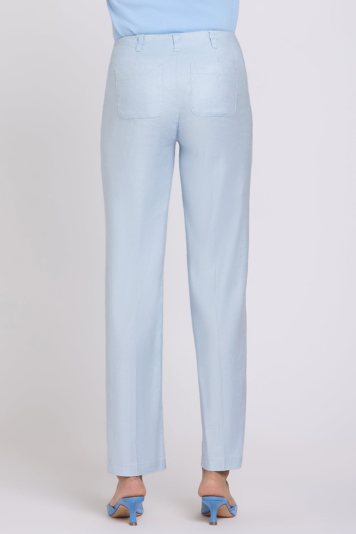 Marilyn Straight Pants - Blue Clover