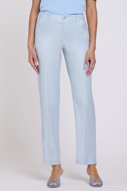 Marilyn Straight Pants - Blue Clover
