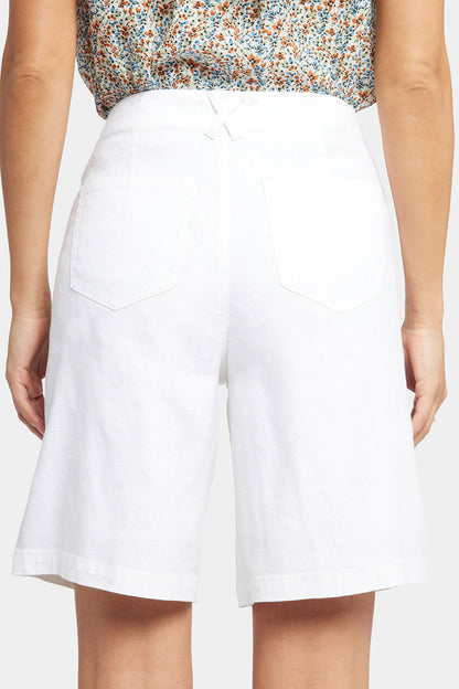5 Pocket Bermuda Shorts - Optic White