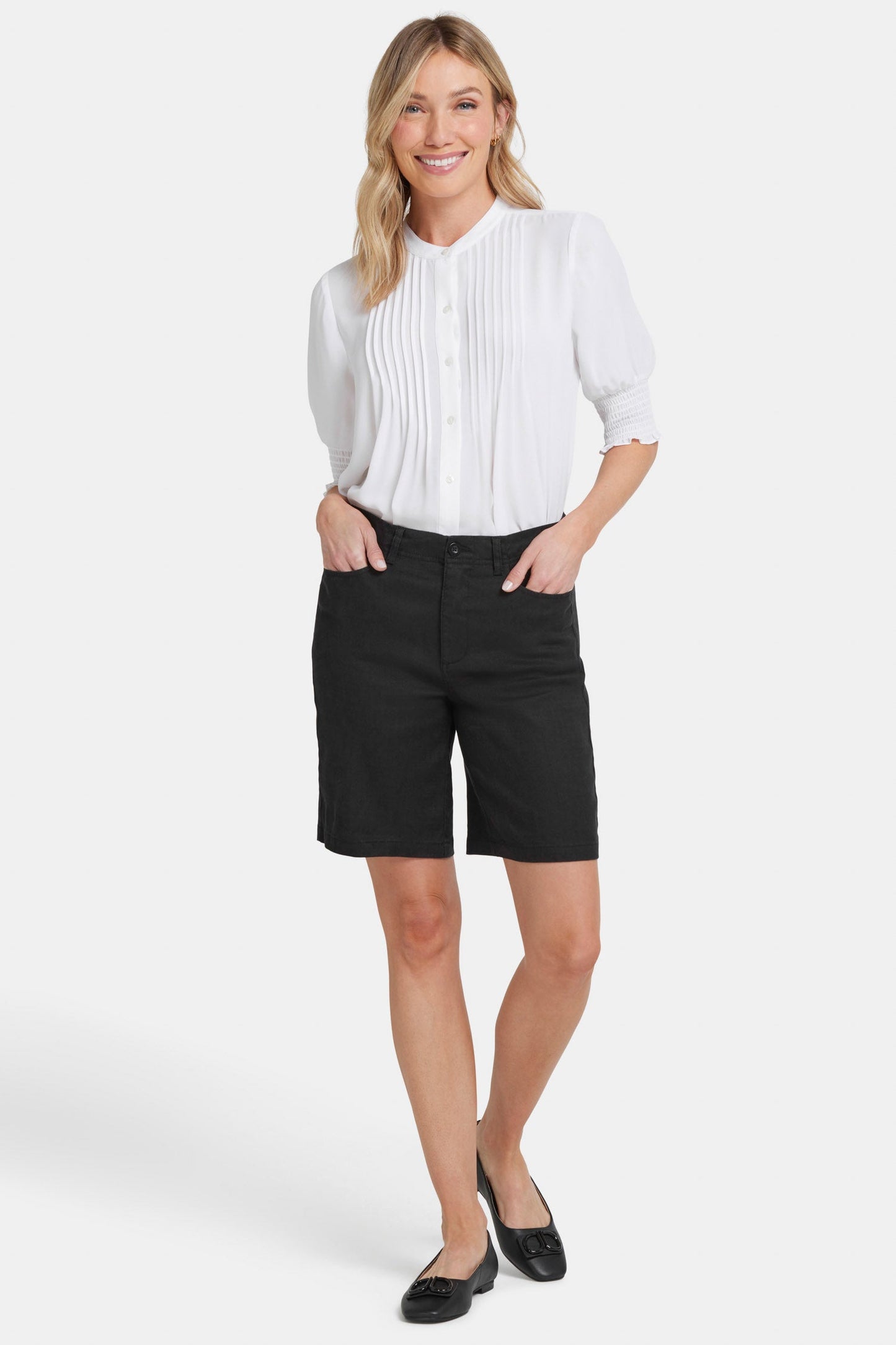 5 Pocket Bermuda Shorts - Black