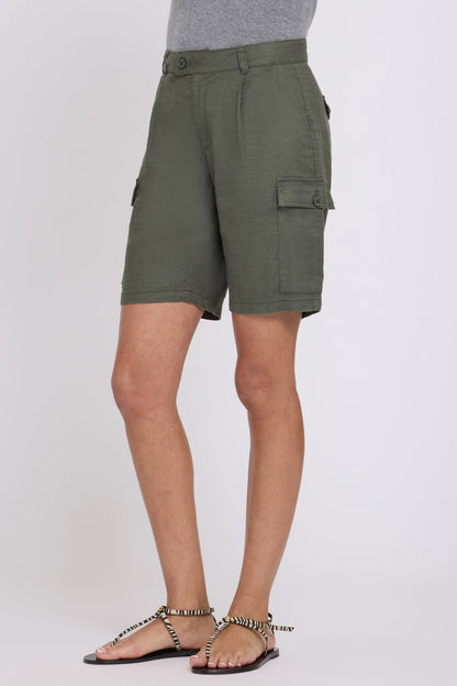 Cargo Bermuda Shorts - Desert Green