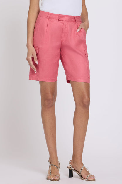 Cargo Bermuda Shorts - Desert Rose