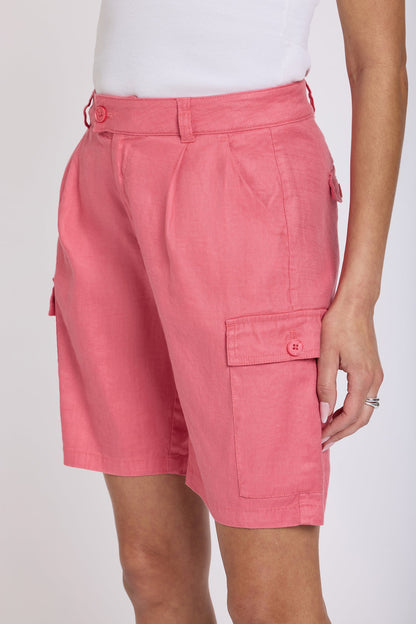 Cargo Bermuda Shorts - Desert Rose