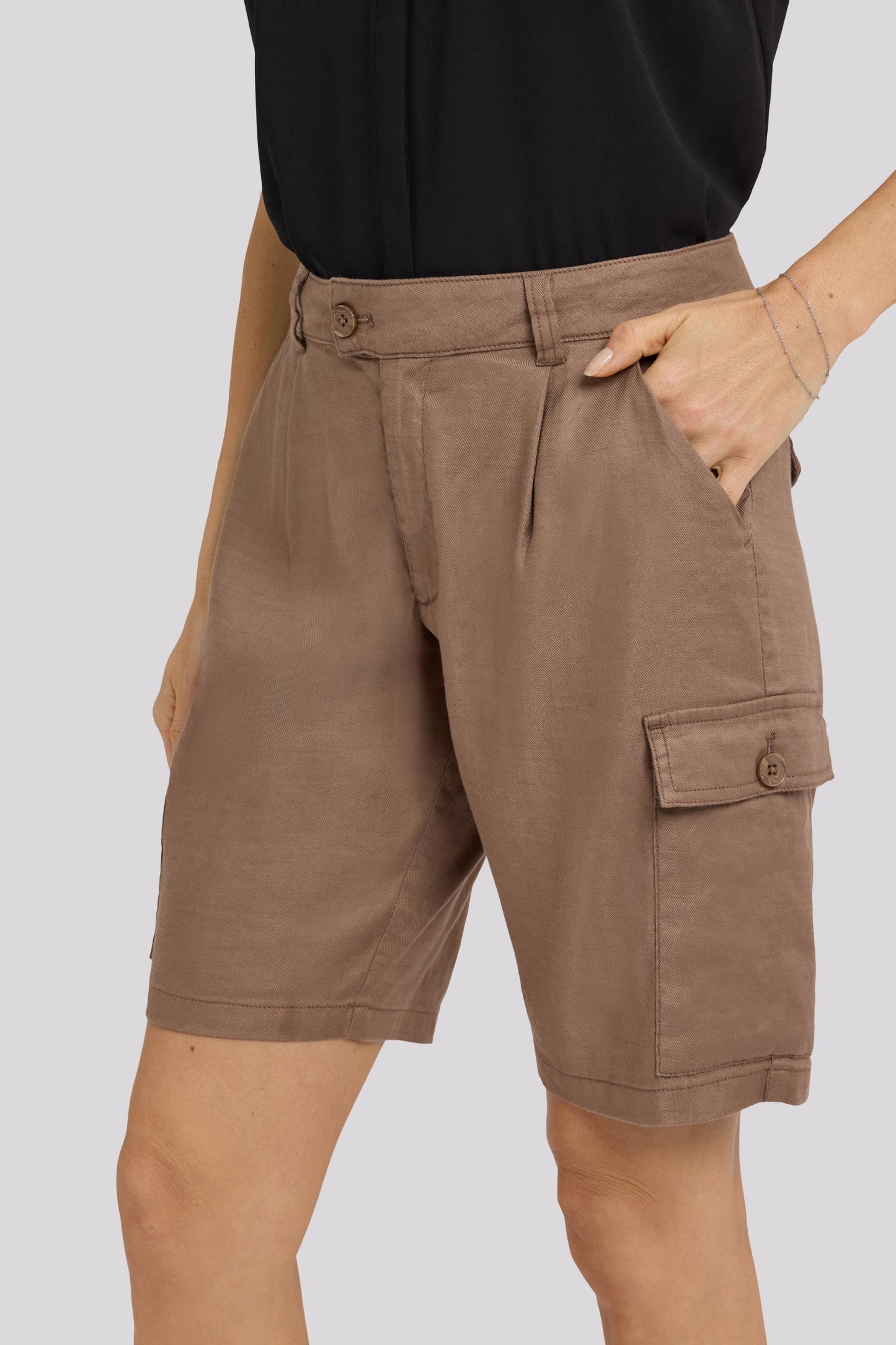 Cargo Bermuda Shorts - Toasted Coconut