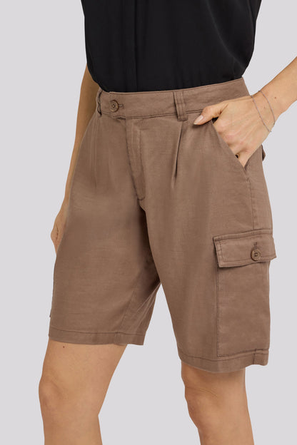 Cargo Bermuda Shorts - Toasted Coconut