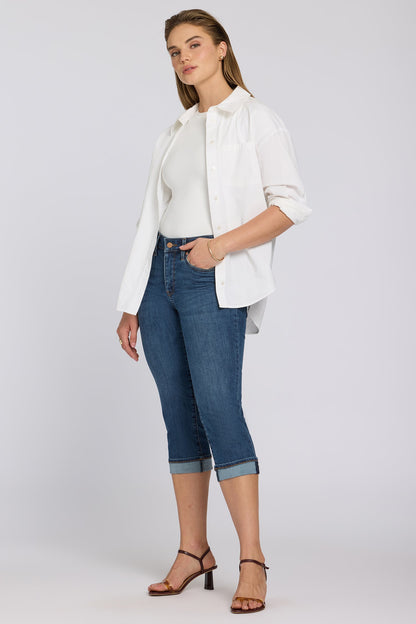 Marilyn Straight Crop Jeans - Sunset Villa