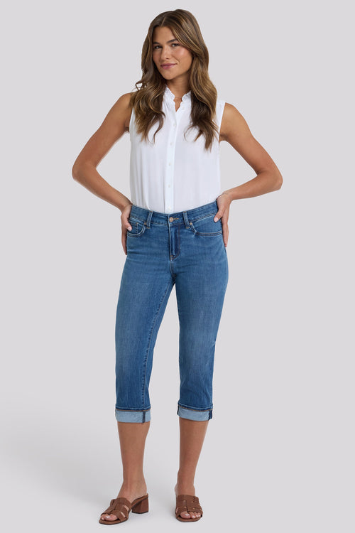 Marilyn Straight Crop Jeans - Wild River
