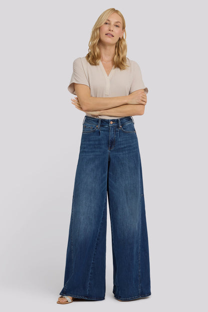 Nova Super Wide Leg Jeans - Blue Mirage
