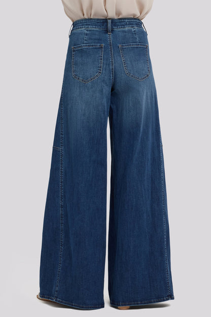 Nova Super Wide Leg Jeans - Blue Mirage