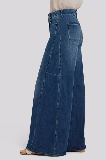 Nova Super Wide Leg Jeans - Blue Mirage